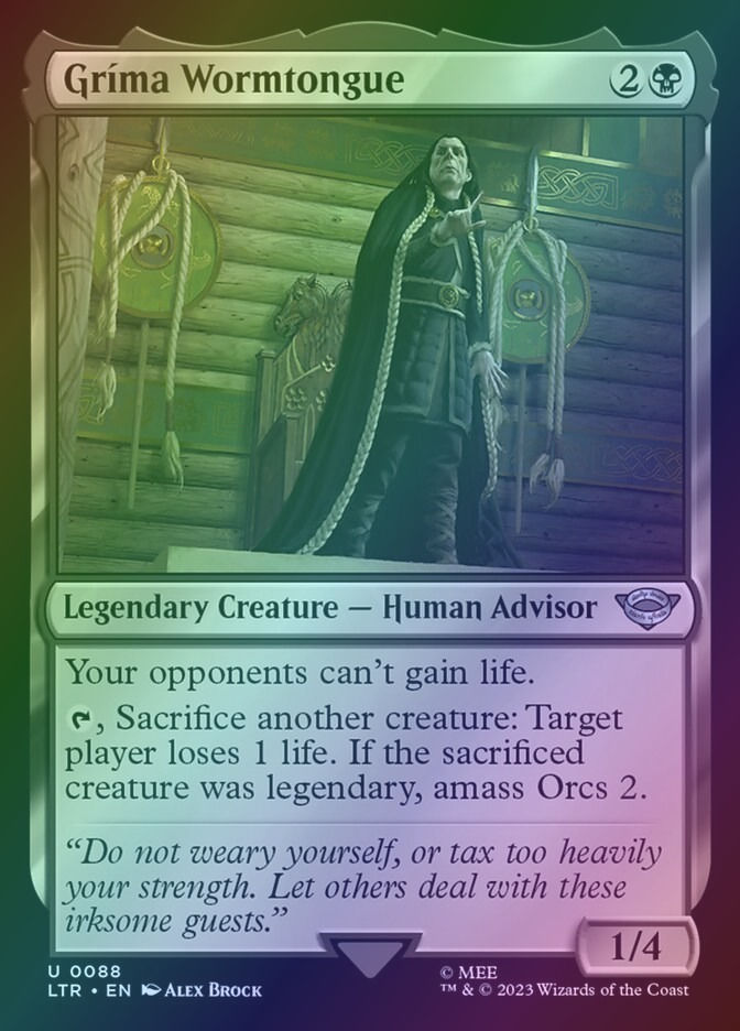 Gríma Wormtongue (LTR) (88) / Foil