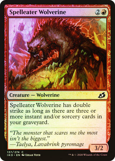 Spelleater Wolverine (IKO) (137) / Foil