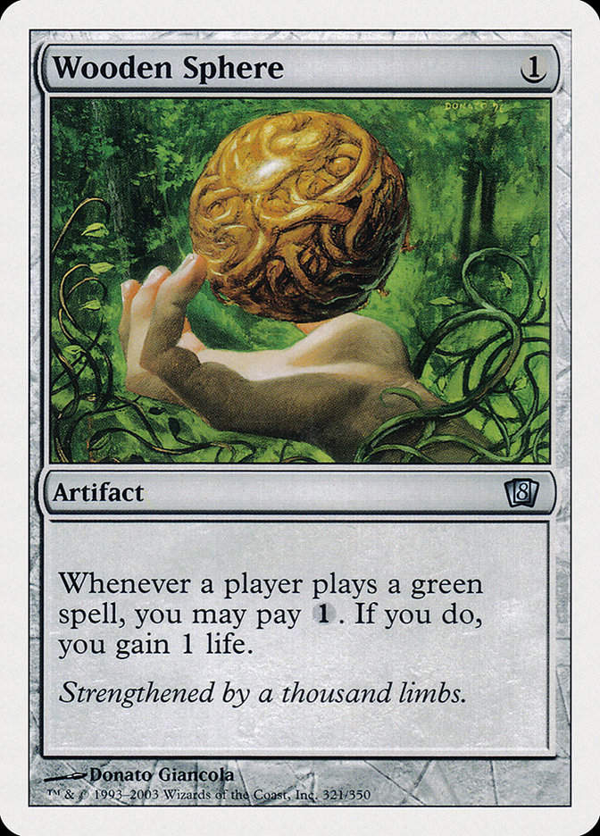 Wooden Sphere (8ED) (321)