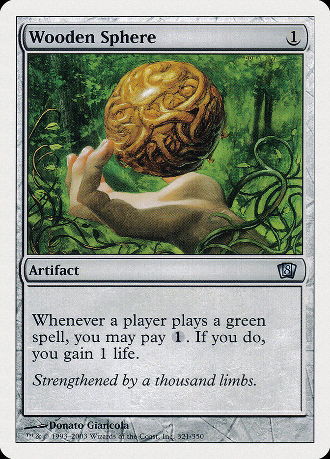 Wooden Sphere (8ED) (321)