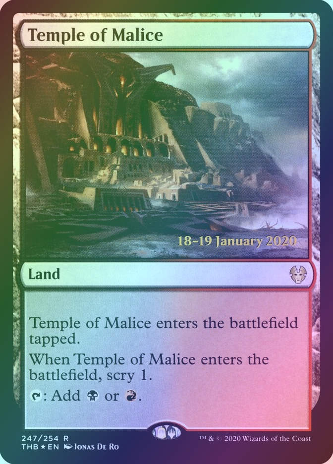 Temple of Malice (PTHB) (247s) / Foil