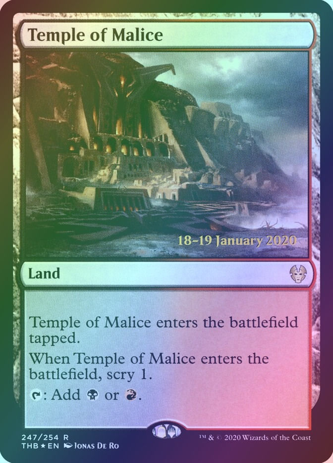 Temple of Malice (PTHB) (247s) / Foil