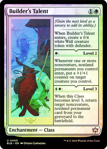 Builder's Talent (blb) (5) / Foil
