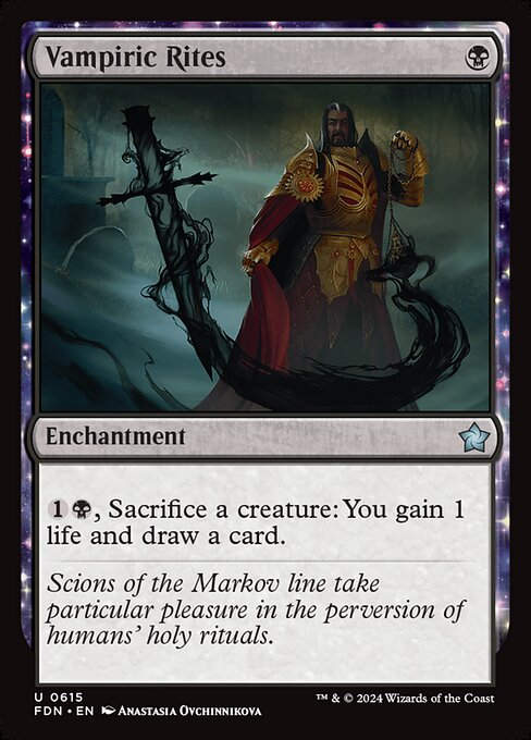 Vampiric Rites (FDN) (615) (Starter)