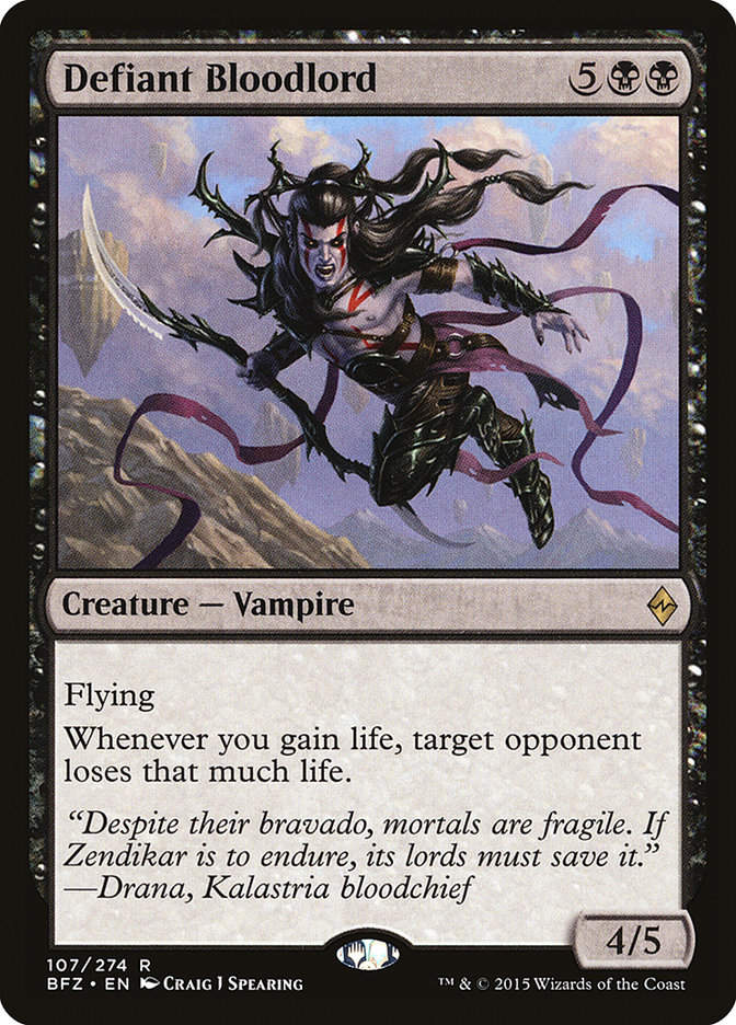 Defiant Bloodlord (BFZ) (107)
