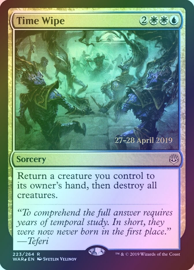 Time Wipe (PWAR) (223s) / Foil