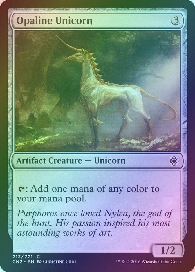 Opaline Unicorn (CN2) (213) / Foil