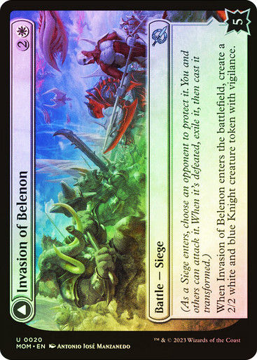 Invasion of Belenon // Belenon War Anthem (mom) / Foil — cara 1 de 2