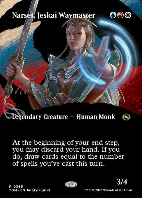 Narset, Jeskai Waymaster (TDM) (365) / Borderless Showcase