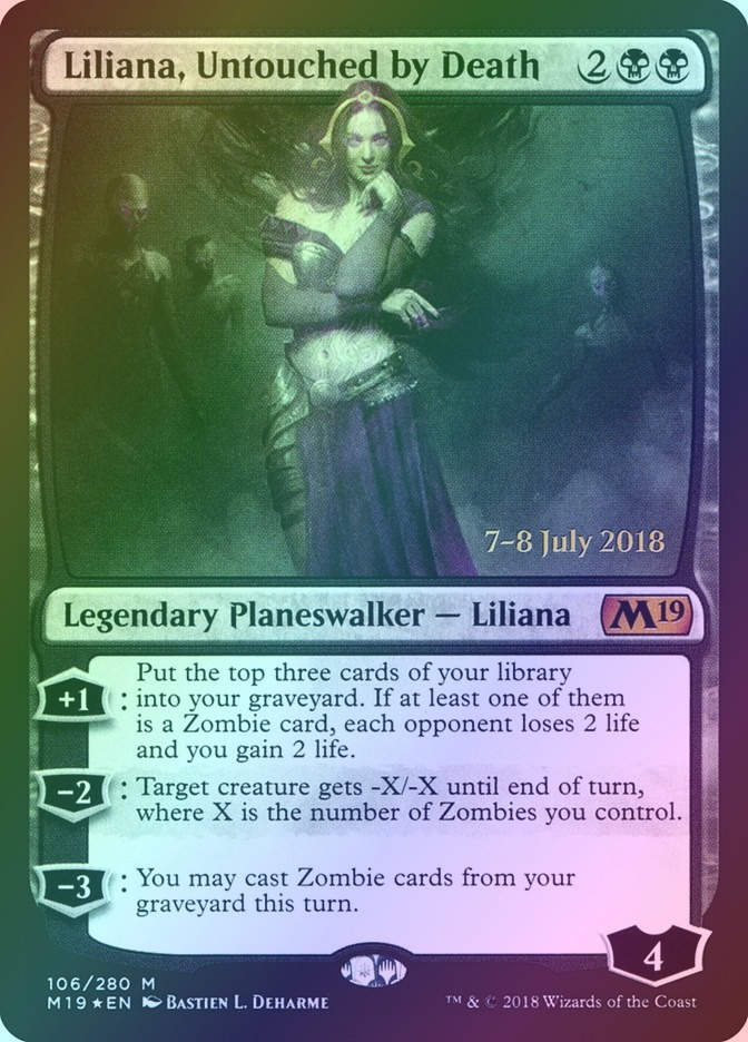 Liliana, Untouched by Death (PM19) (106s) / Foil