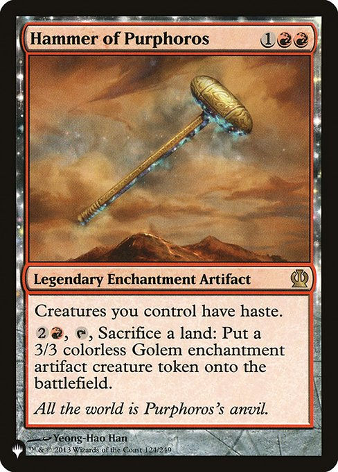Hammer of Purphoros (PLST) (THS-124)