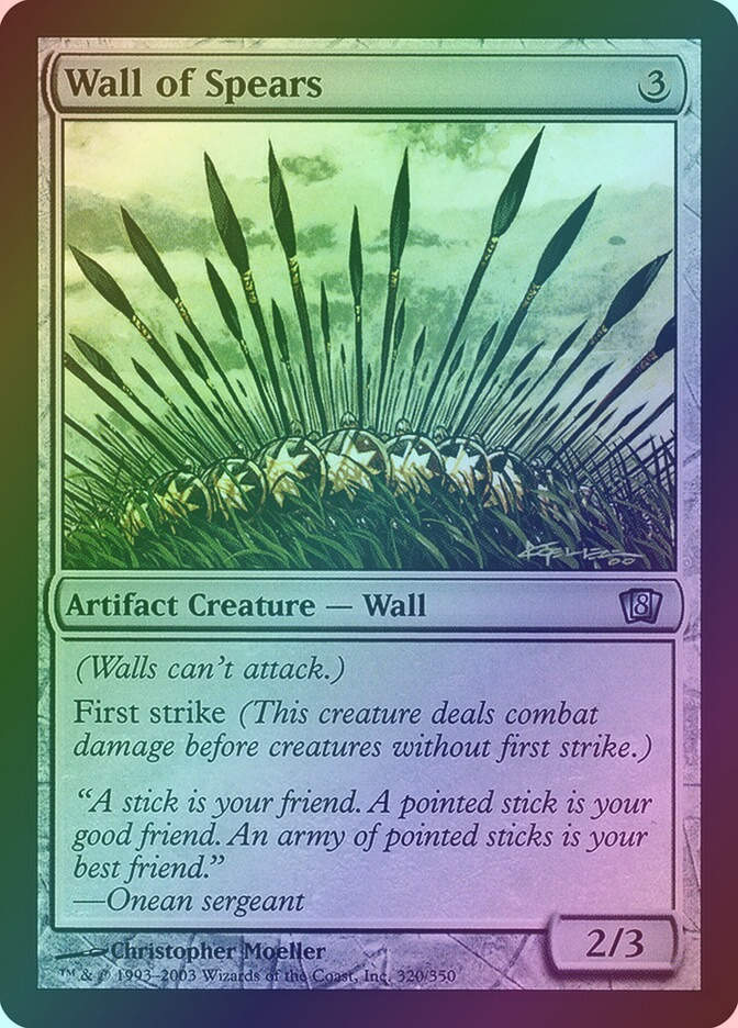 Wall of Spears (8ED) (320★) / Foil