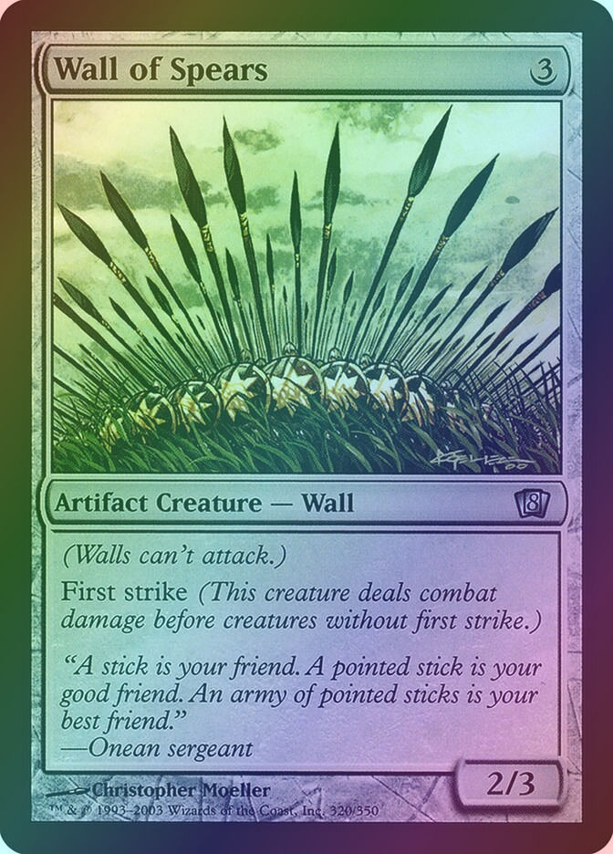 Wall of Spears (8ED) (320★) / Foil