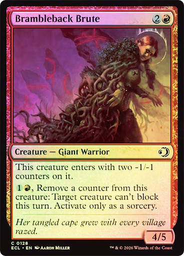 Brambleback Brute (ECL) (128) / Foil