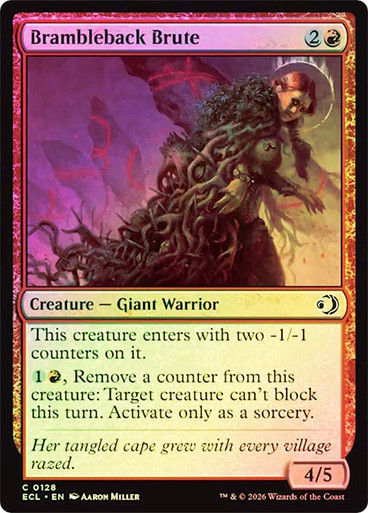 Brambleback Brute (ECL) (128) / Foil