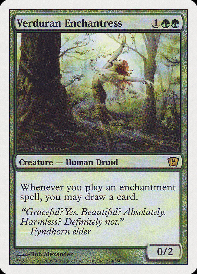 Verduran Enchantress (9ED) (279)