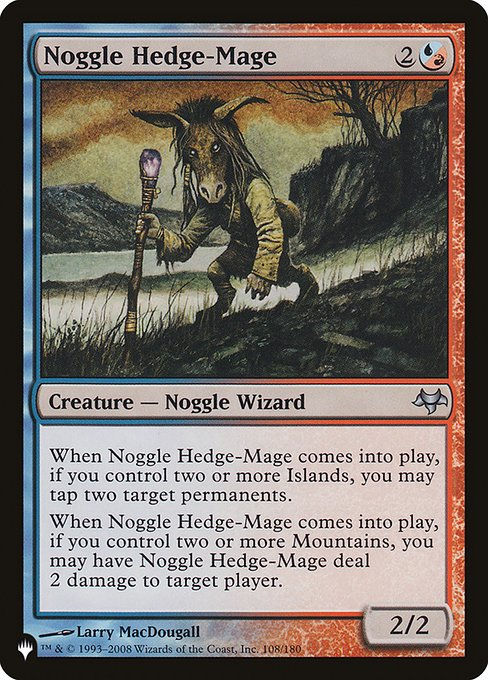 Noggle Hedge-Mage (PLST) (EVE-108)