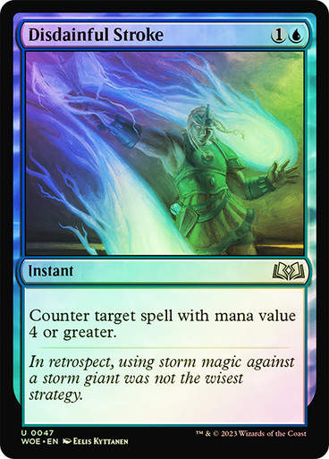 Disdainful Stroke (woe) / Foil