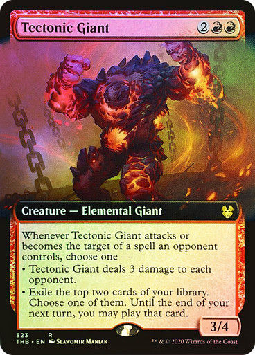 Tectonic Giant (THB) (323) / Extended Art / Foil