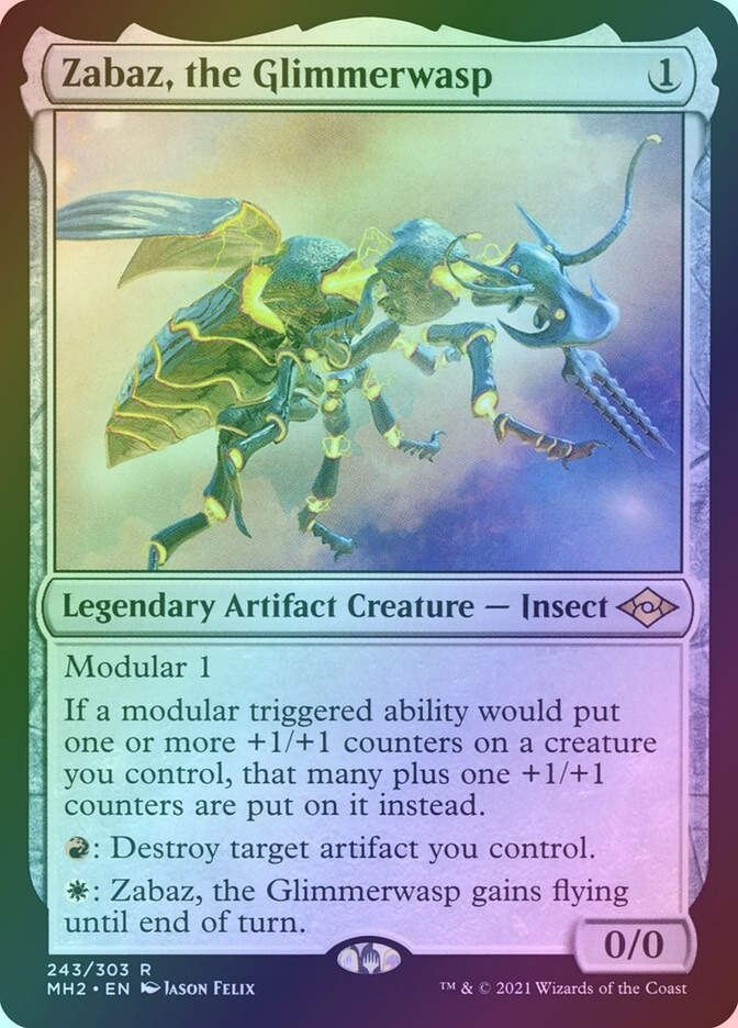 Zabaz, the Glimmerwasp (MH2) (243) / Foil