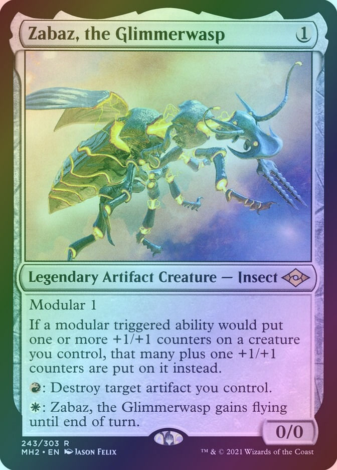 Zabaz, the Glimmerwasp (MH2) (243) / Foil