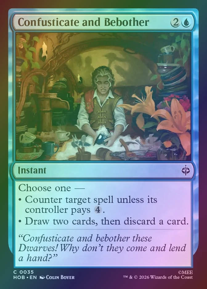Confusticate and Bebother (HOB) (35) / Foil