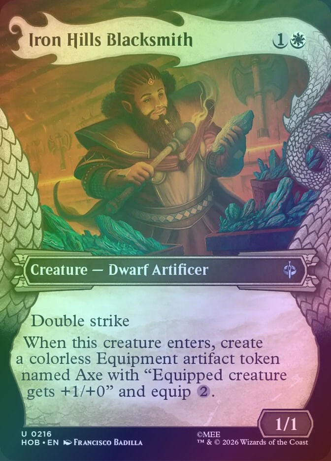 Iron Hills Blacksmith (HOB) (216) / Showcase / Foil