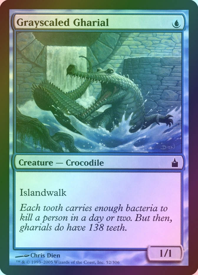 Grayscaled Gharial (RAV) (52) / Foil