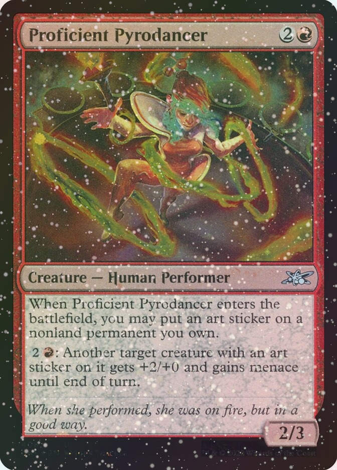 Proficient Pyrodancer (UNF) (406) / Galaxy Foil