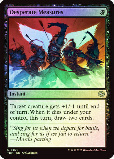 Desperate Measures (TDM) (78) / Foil
