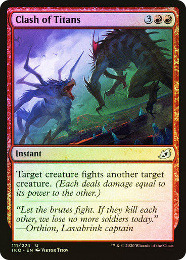 Clash of Titans (IKO) (111) / Foil