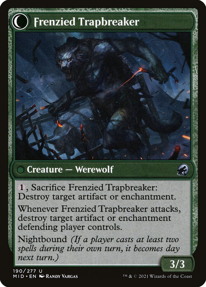 Outland Liberator // Frenzied Trapbreaker (MID) (190) — cara 2 de 2