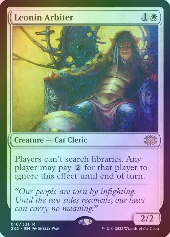 Leonin Arbiter (2X2) (16) / Foil