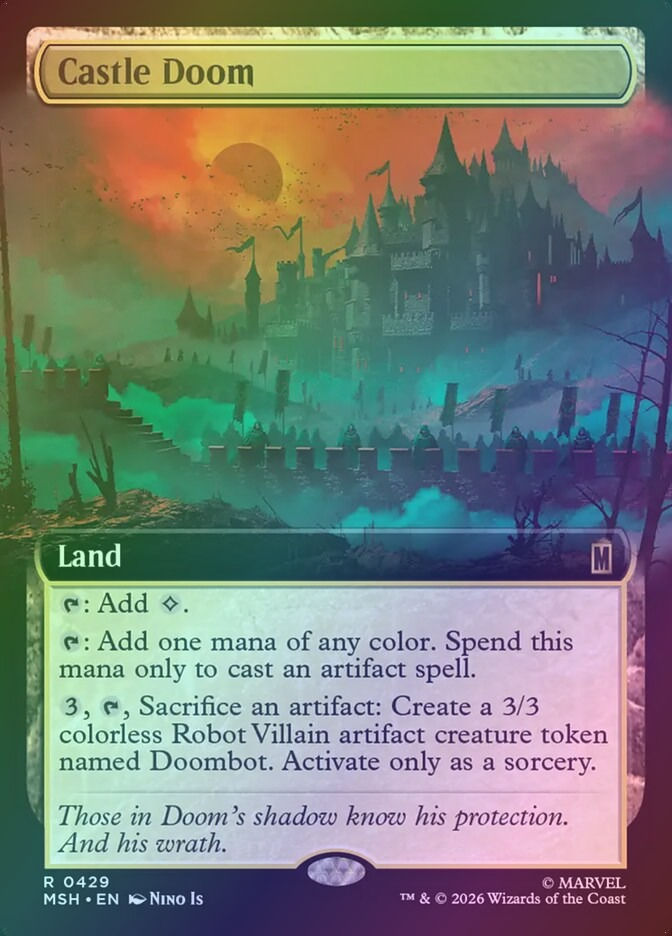 Castle Doom (MSH) (429) / Extended Art / Foil