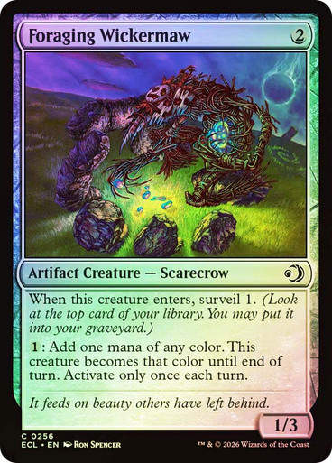 Foraging Wickermaw (ECL) (256) / Foil