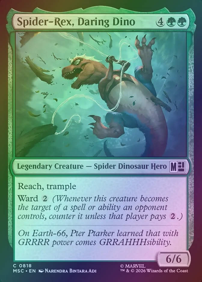 Spider-Rex, Daring Dino (MSC) (818) / Foil