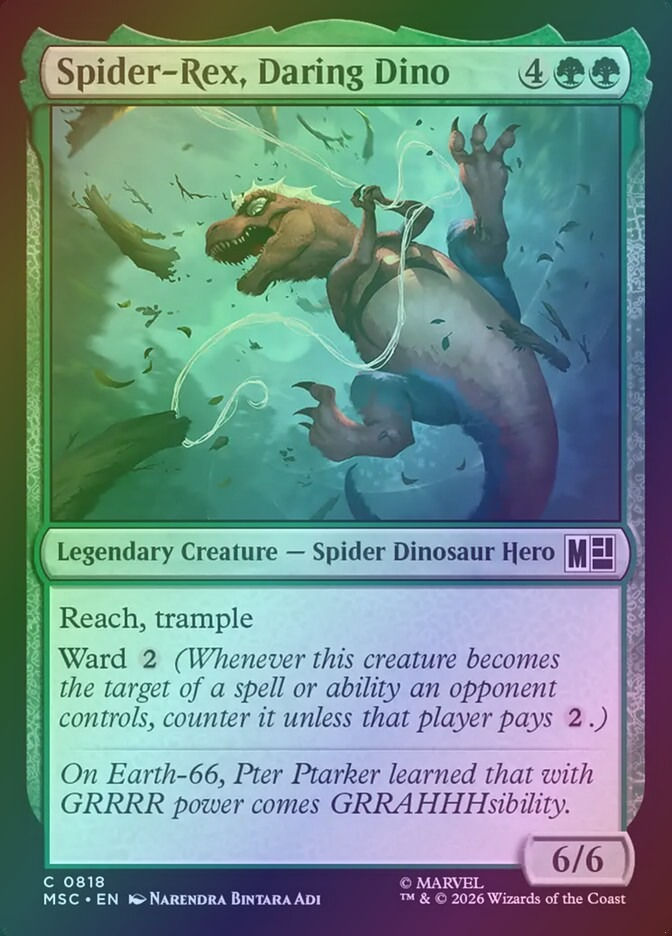 Spider-Rex, Daring Dino (MSC) (818) / Foil
