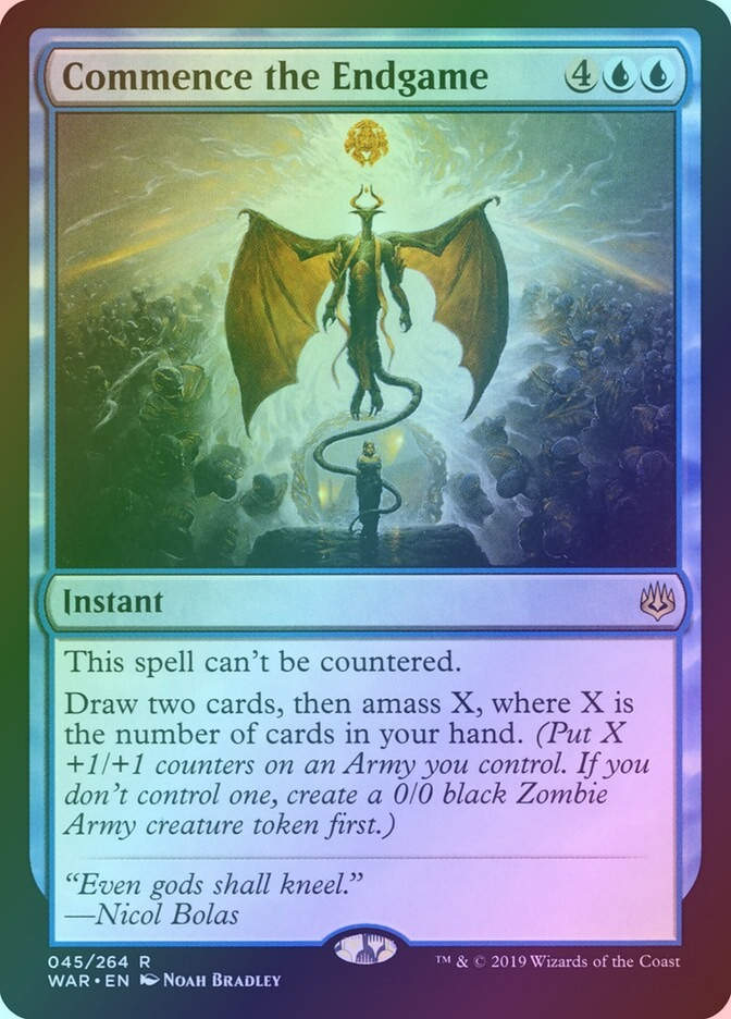 Commence the Endgame (WAR) (45) / Foil