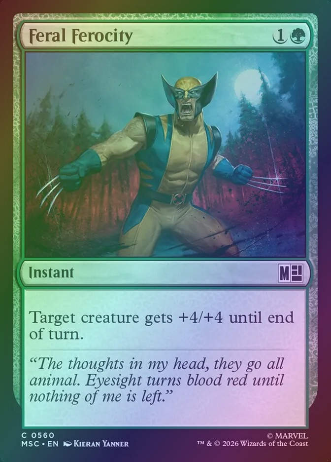Feral Ferocity (MSC) (560) / Foil