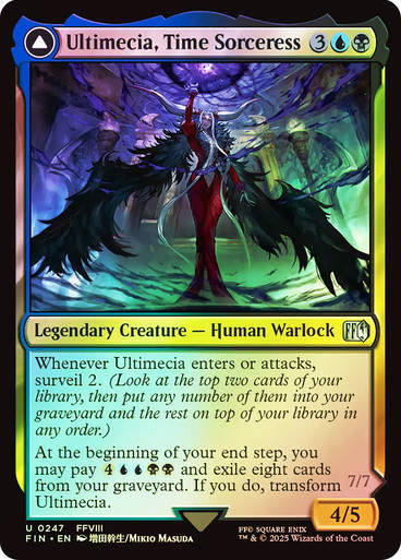 Ultimecia, Time Sorceress // Ultimecia, Omnipotent (FIN) (247) / Foil