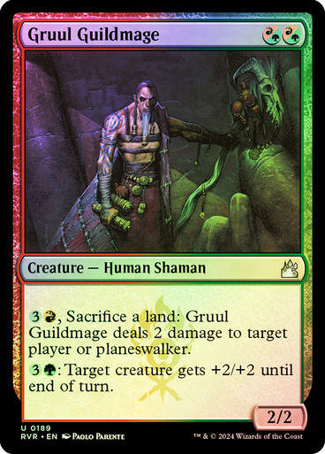 Gruul Guildmage (rvr) (189) / Foil