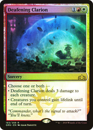 Deafening Clarion (GRN) (165) / Foil