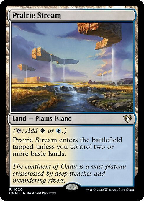 Prairie Stream (cmm) (Commander Deck)