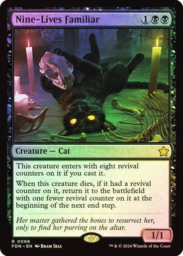 Nine-Lives Familiar (FDN) (66) / Foil