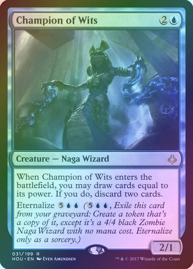 Champion of Wits (HOU) (31) / Foil