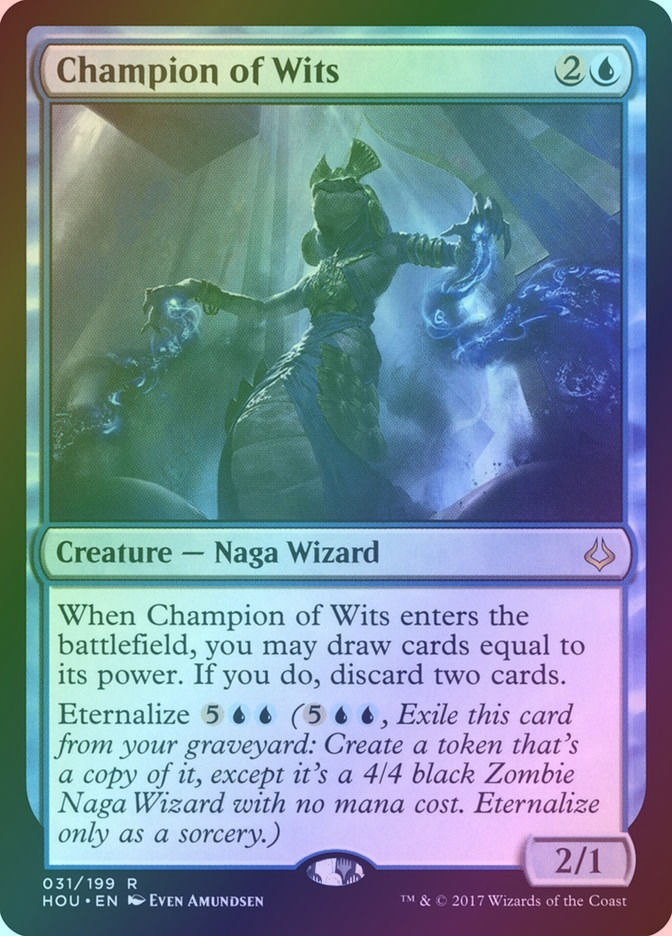 Champion of Wits (HOU) (31) / Foil
