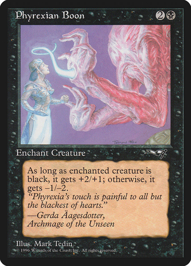 Phyrexian Boon (ALL) (58a)