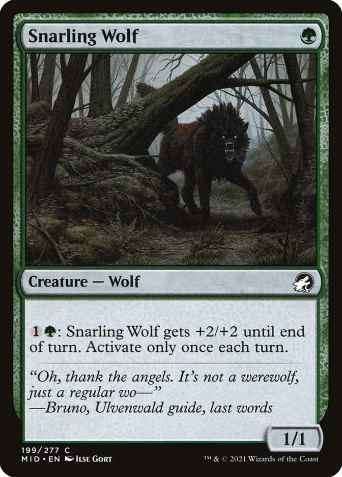 Snarling Wolf (MID) (199)