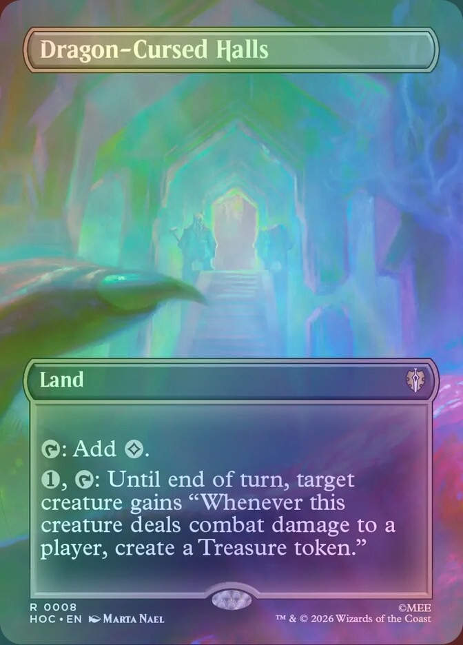 Dragon-Cursed Halls (HOC) (8) / Foil