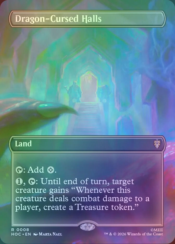 Dragon-Cursed Halls (HOC) (8) / Foil